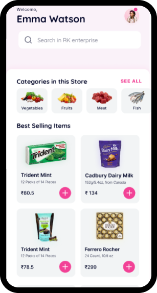 Mobile app project by DevoIndia - screen 1