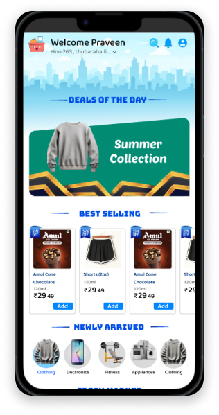 Mobile app project by DevoIndia - screen 2