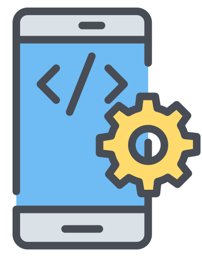 Mobile app development icon